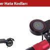 Onvo Scooter Hata Kodları