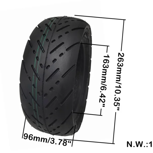 90/65-6.5 11 inç Dış Lastik - Tubeless - Görsel 5