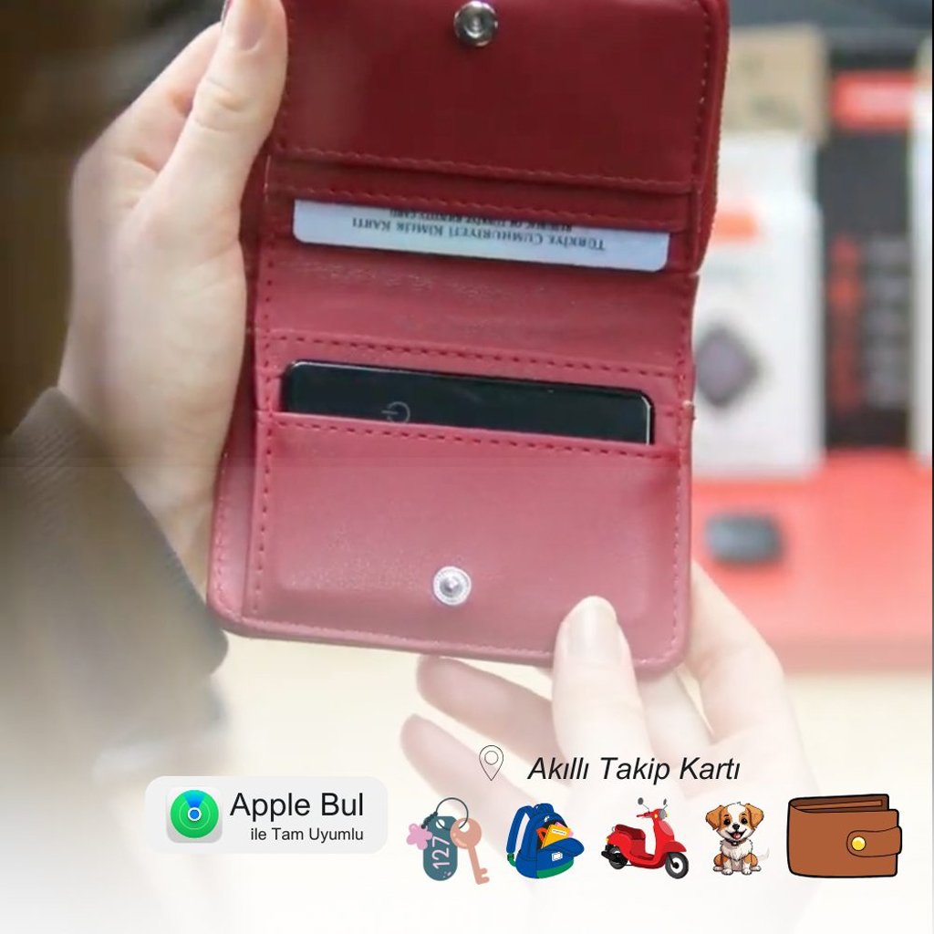 Apple Uyumlu Akıllı Takip Kartı - Görsel 2